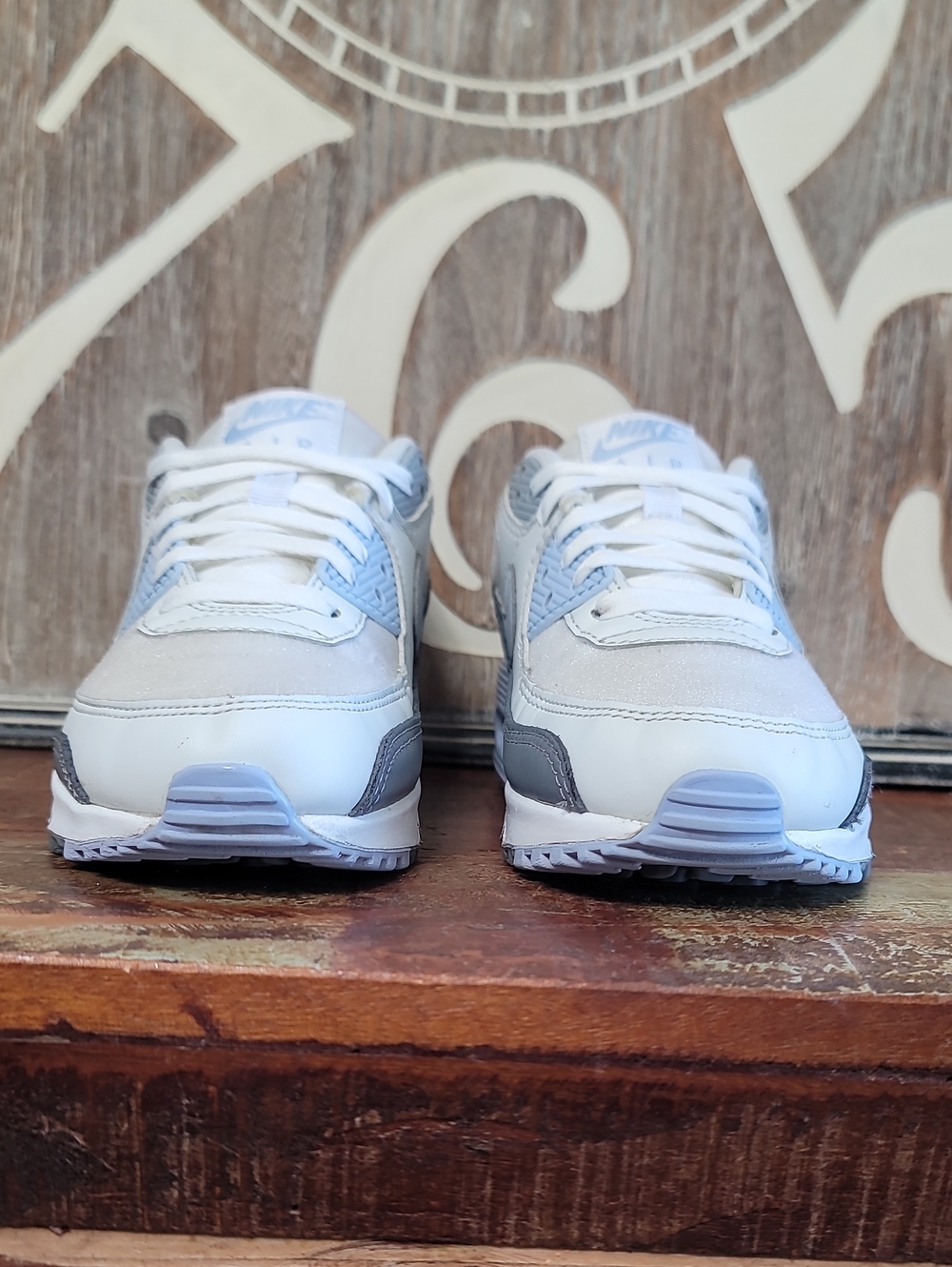 Nike Wmns Air Max 90 'Blissful Blue' Wmns 7.5 (Great Condition) Fast Shipping - Picture 6 of 16